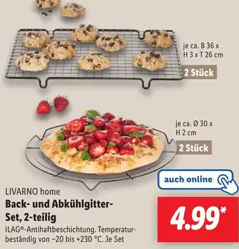 Lidl LIVARNO home Back- und Abkühlgitter Set, 2-teilig Angebot