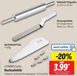 Lidl LIVARNO home Backzubehör Angebot