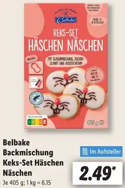 Lidl Belbake Backmischung Keks-Set Häschen Näschen Angebot