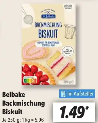 Lidl Belbake Backmischung Biskuit Angebot