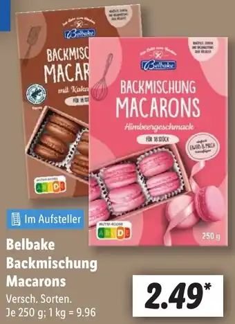 Lidl Belbake Backmischung Macarons Angebot