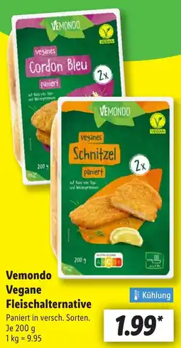 Lidl Vemondo Vegane Fleischalternative Angebot