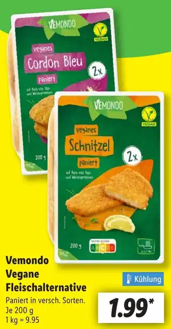 Lidl Vemondo Vegane Fleischalternative Angebot