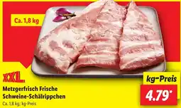 Lidl Metzgerfrisch Frische Schweine-Schälrippchen Angebot