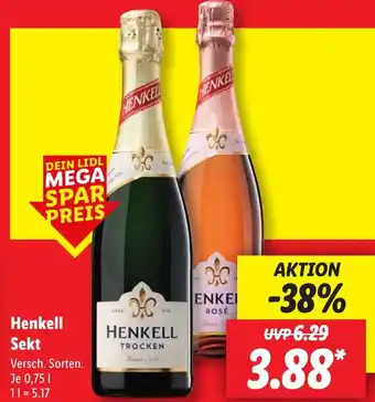 Lidl Henkell Sekt Angebot