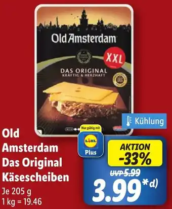 Lidl Old Amsterdam Das Original Käsescheiben Angebot