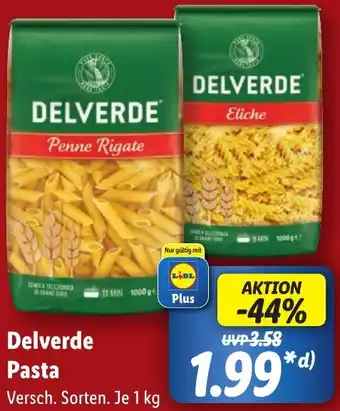 Lidl Delverde Pasta Angebot