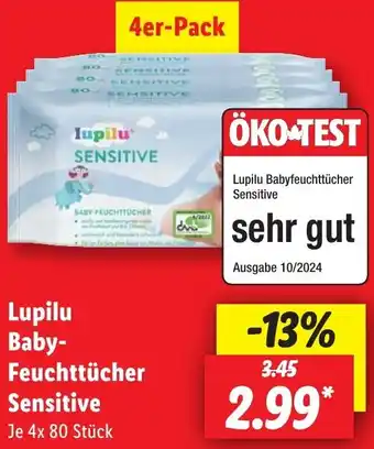 Lidl Lupilu Babyfeuchttücher Sensitive Angebot