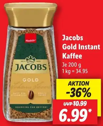 Lidl Jacobs Gold Instant Kaffee Angebot