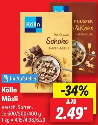 Lidl Kölln Müsli Angebot