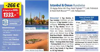 Lidl Istanbul & Oman Rundreise Angebot