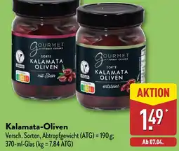 Aldi Nord GOURMET FINEST CUISINE Kalamata-Oliven Angebot