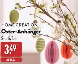 Aldi Nord HOME CREATION Oster-Anhänger Angebot