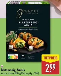 Aldi Nord GOURMET FINEST CUISINE Blätterteig-Minis Angebot