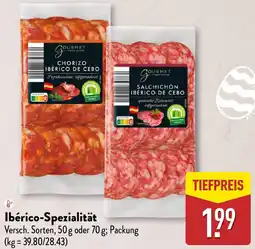 Aldi Nord GOURMET FINEST CUISINE Ibérico-Spezialität Angebot