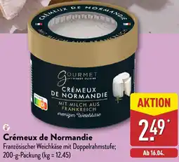 Aldi Nord GOURMET FINEST CUISINE Crémeux de Normandie Angebot