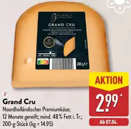 Aldi Nord GOURMET FINEST CUISINE Grand Cru Angebot