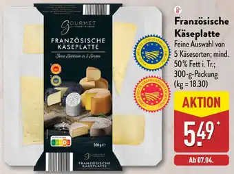 Aldi Nord GOURMET FINEST CUISINE Französische Käseplatte Angebot