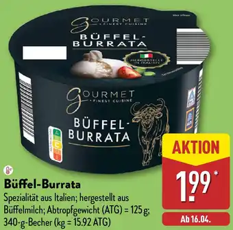 Aldi Nord GOURMET FINEST CUISINE Büffel-Burrata Angebot