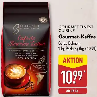 Aldi Nord GOURMET FINEST CUISINE Gourmet-Kaffee Angebot