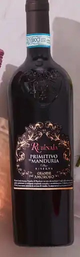 Aldi Nord RUBINAIA GRANDE AMOROSO Primitivo di Manduria Riserva Puglia DOC Angebot