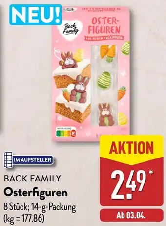 Aldi Nord BACK FAMILY Osterfiguren Angebot