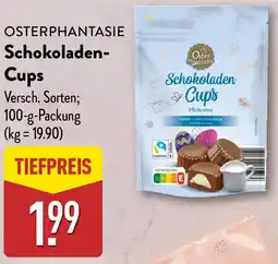 Aldi Nord OSTERPHANTASIE Schokoladen Cups Angebot