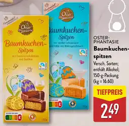 Aldi Nord OSTERPHANTASIE Baumkuchenspitzen Angebot