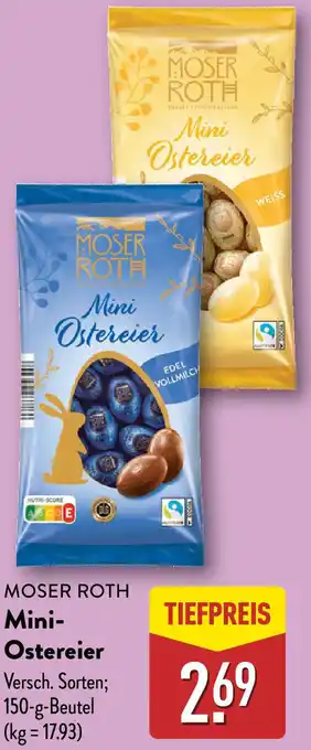 Aldi Nord MOSER ROTH Mini Ostereier Angebot