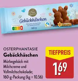 Aldi Nord OSTERPHANTASIE Gebäckhäschen Angebot