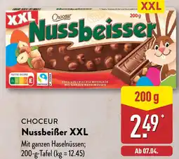 Aldi Nord CHOCEUR Nussbeißer XXL Angebot