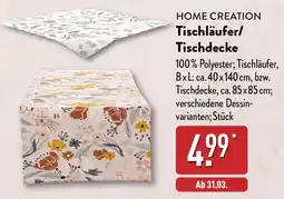 Aldi Nord HOME CREATION Tischläufer/ Tischdecke Angebot