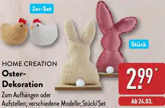 Aldi Nord HOME CREATION Oster Dekoration Angebot