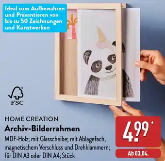 Aldi Nord HOME CREATION Archiv-Bilderrahmen Angebot