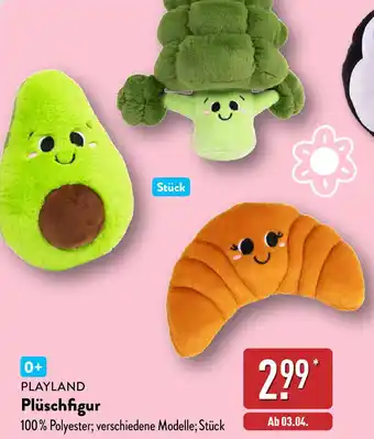 Aldi Nord PLAYLAND Plüschfigur Angebot