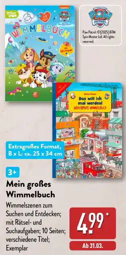 Aldi Nord Mein großes Wimmelbuch Angebot