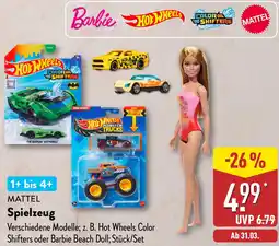 Aldi Nord MATTEL Spielzeug Angebot