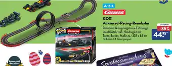 Aldi Nord Carrera GO!!! Advanced-Racing-Rennbahn Angebot