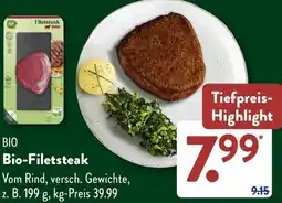 Aldi Süd BIO Bio-Filetsteak Angebot