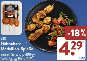 Aldi Süd BBQ Hähnchen Medaillon-Spieße Angebot