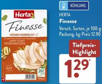 Aldi Süd HERTA Finesse Angebot