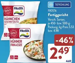 Aldi Süd FROSTA Fertiggericht Angebot