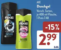 Aldi Süd AXE Duschgel Angebot