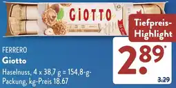 Aldi Süd FERRERO Giotto Angebot