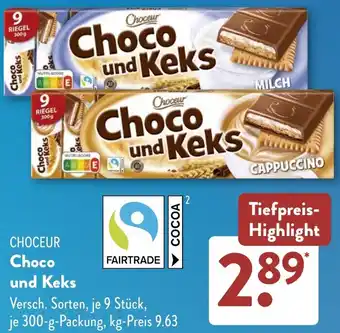 Aldi Süd CHOCEUR Choco und Keks Angebot