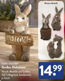 Aldi Süd HOME CREATION Großer Dekohase Angebot