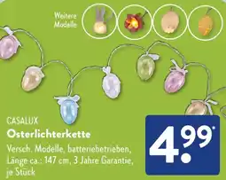 Aldi Süd CASALUX Osterlichterkette Angebot