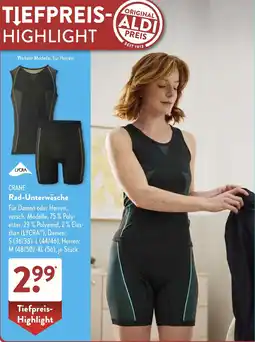 Aldi Süd CRANE Rad-Unterwäsche Angebot