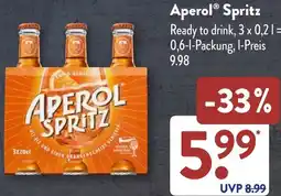 Aldi Süd Aperol Spritz Angebot