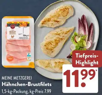 Aldi Süd MEINE METZGEREI Hähnchen-Brustfilets Angebot